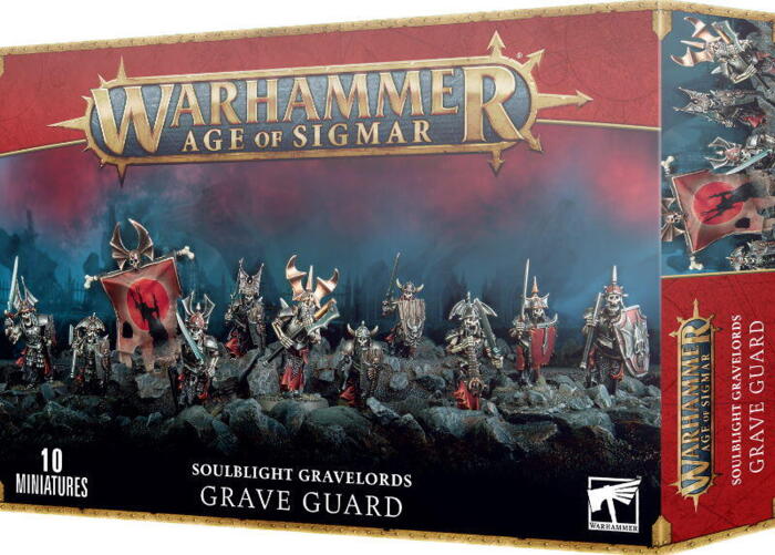 Grave Guard er elite infantri krigere til Soulblight Gravelords i figurspillet Warhammer Age of Sigmar