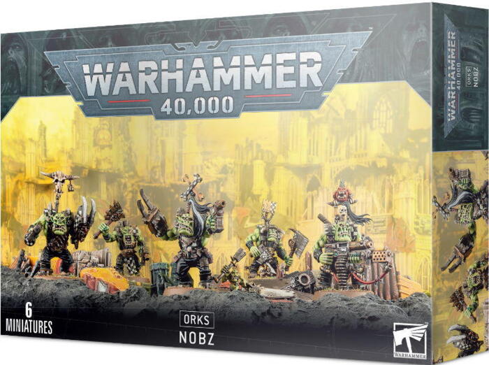 Nobz er sergenter og rolle modeler i Orks hære i Warhammer 40.000