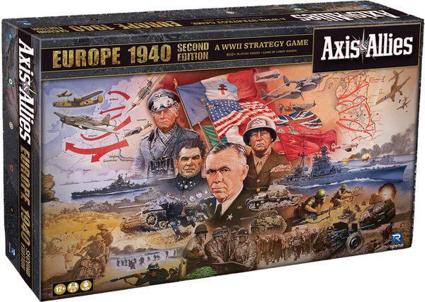 Axis & Allies: Europe 1940 2nd Edition kan sættes sammen med Axis & Allies: Pacific 1940, for at skabe ét stort bræt