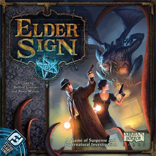 Elder Sign er et tempofyldt, kooperativt terningespil med overnaturlige intriger