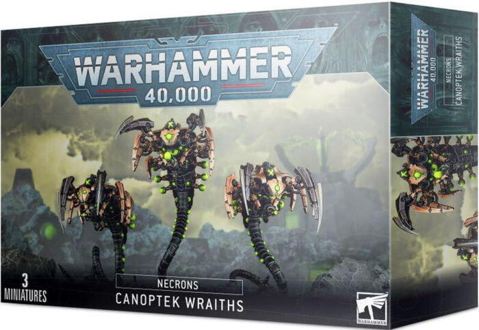 Canoptek Wraiths er skabts til at vedligeholde Necrons' Tomb Worlds i Warhammer 40.000
