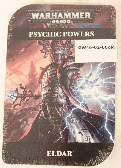 Denne psychic powers er 7th edition til Eldar