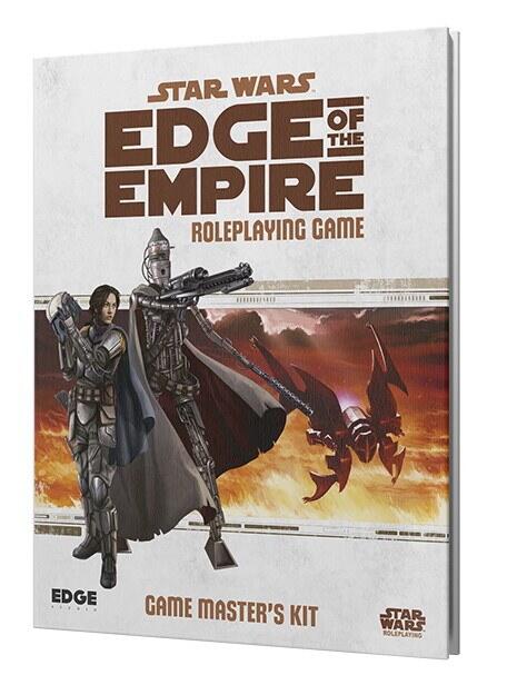 Edge of the Empire Game Master's Kit indeholder en GM skærm og et begynder eventyr til rollespillet