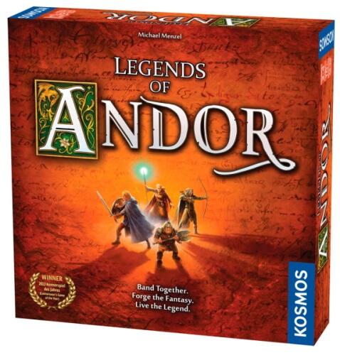 Legends of Andor er et brætspil hvor i skal samarbejde om at redde et fantasy rige
