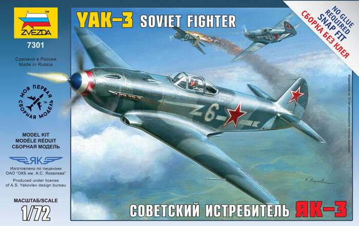 YAK-3 Soviet Fighter modelbyggesæt