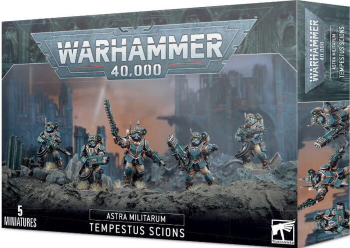 Tempestus Scions er specialstyrker fra Astra Militarum i Warhammer 40.000
