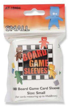 Board Game Sleeves - Original - Small, 44 x 68 mm fra Arcane Tinmen er velegnet til mindre kort fra europæiske brætspil