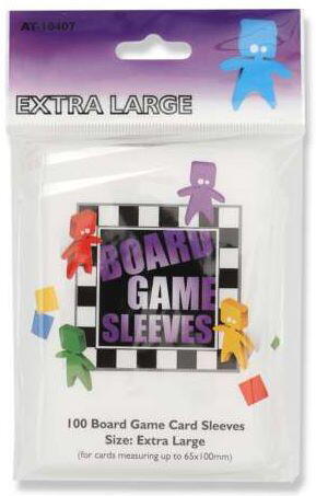 Board Game Sleeves - Original - Extra Large, 65 x 100 mm fra Arcane Tinmen bruges hovedsageligt med brætspillet 7 Wonders