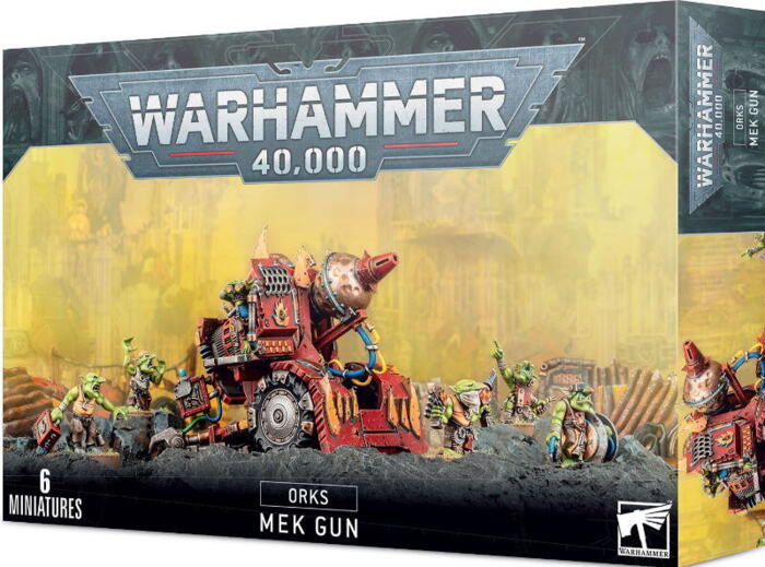 Mek Guns til Orks i Warhammer 40.000 kan samles på fire forskellige måder