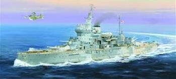 1:350 HMS Warspite 1942