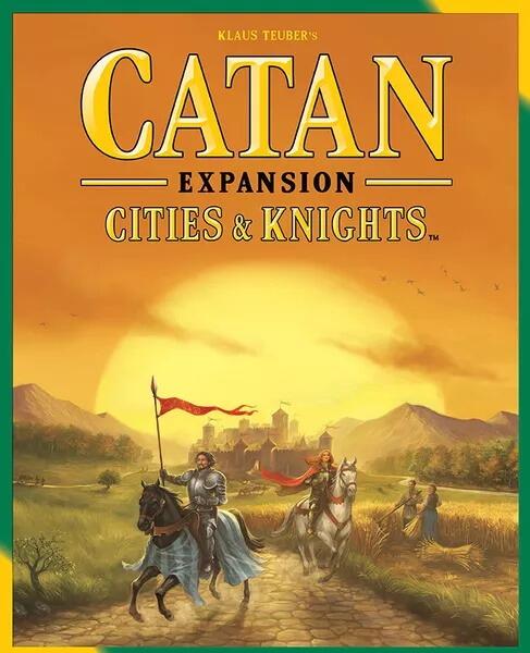 Hjælp til med at beskytte Catan mod Babarene i denne brætspil udvidelse Catan: Cities & Knights