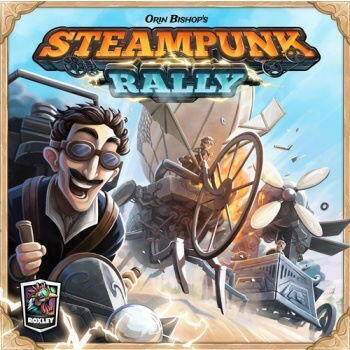 Steampunk Rally er et strategispil, hvor berømte opfindere kæmper i et intense løb gennem de schweiziske alper ved hjælp af maskiner og kort.