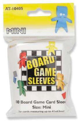 Board Games Sleeves - Original - Mini, 41 x 63 mm passer til mange mindre kort fra amerikanske brætspil