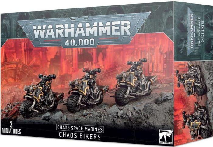 Chaos Bikers er en yderst mobil enhed for Chaos Space Marines i Warhammer 40.000