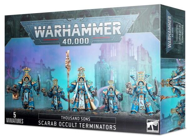 Scarab Occult Terminators er blandt de fysisk stærkeste enheder blandt Thousand Sons i Warhammer 40.000