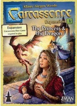 Carcassonne - Exp: 3 - The Princess and the Dragon