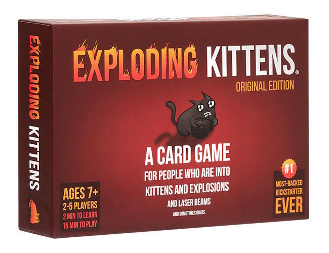 Få fat på det klassiske Exploding Kittens og bring glæde til din næste sammenkomst!