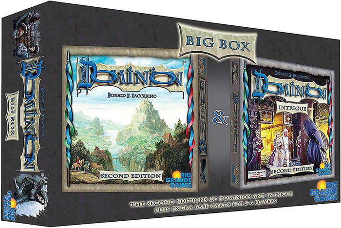 Dominion Big Box (2nd Ed.) indeholder grundspillet og den første udvidelse, Intrigue