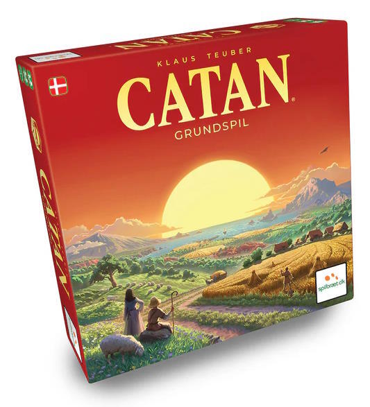 Byg og handel dig til sejrs point i familie brætspillet Catan