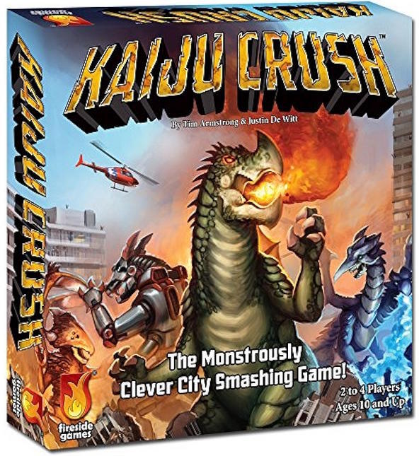 Knus bygninger og kæmp mod de andre monstre!