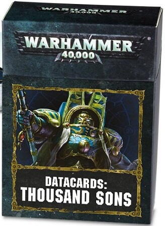 Datacards: Thousand Sons 8th Ed.