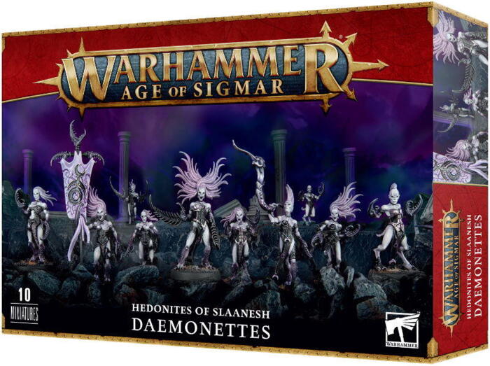 Daemonettes er Lesser Daemons of Slaanesh, der kan bruges i både Warhammer Age of Sigmar og Warhamer 40.000