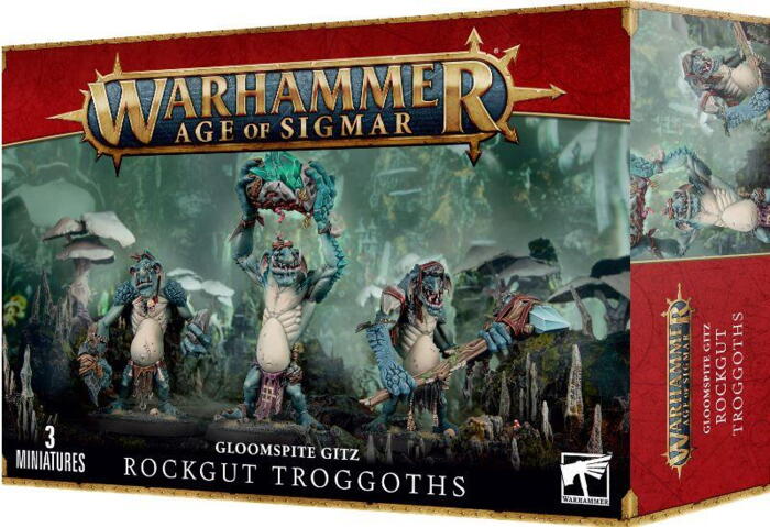 Rockgut Troggoths er stenkastende monstre fra Gloomspite Gitz fraktionen i Warhammer Age of Sigmar