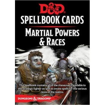 D&D Spellbook Cards - Martial Powers & Races (61 Kort)