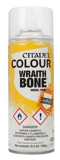Denne WraithBone Spray som bliver brugt som base til kontrast maling