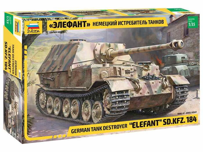ELEFANT SD.KFZ.184 1/35 er en fed tank
