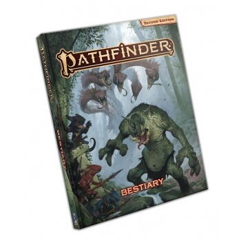 Denne Pathfinder RPG - Bestiary rollespilsbog er 2nd Edition