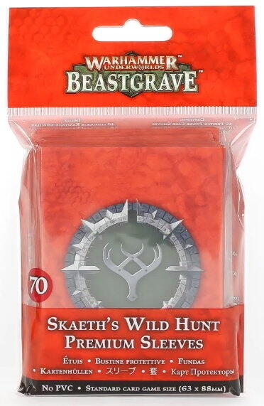 Warhammer Underworlds Beastgrave Skaeth Wild Hunt Premium Sleeves - Kort lommer specielt designet til dette warband