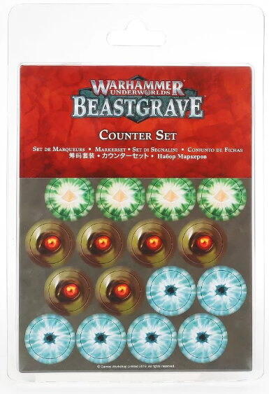 Warhammer Underworlds: Beastgrave Counter Set - Markører og brikker til at hjælpe med at holde styr på dit Warhammer Underworlds spil