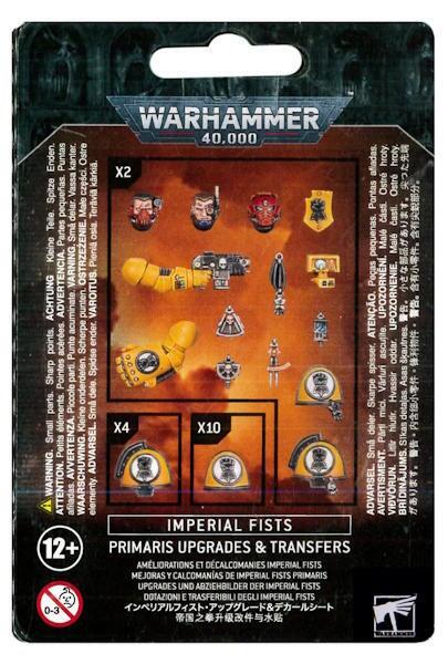 Imperial Fists Primaris Upgrades and Transfers - Opgraderinger og markeringer til dette og Crimson Fists