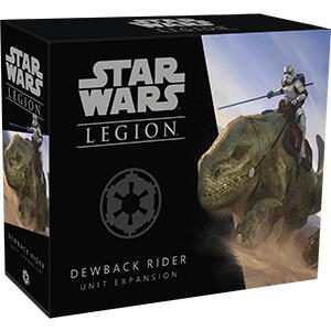 Star Wars: Legions - Dewback Rider Unit Expansion giver dig en høj-detaljeret Sandtrooper på en af disse krybdyr