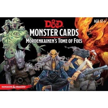 D&D Monster Cards - Mordenkainen's Tome of Foes - Referencekort til alle monstre fra bogen