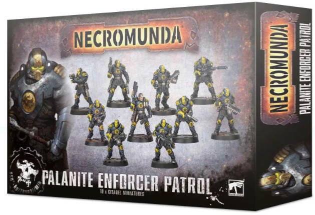 Necromunda: Palantine Enforcer Patrol - En patrulje af et Underhives bud på politi