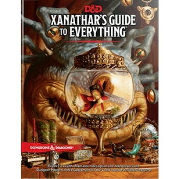Denne Xanathar's Guide to Everything er en D&D RPG bog til 5th edition