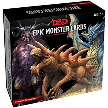 D&D Monster Cards - Epic Monsters - Indeholder kort til de farligste og sjældneste monstre