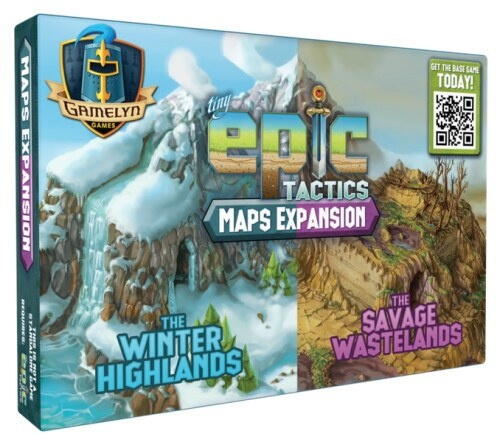Tiny Epic Tactics - Maps Expansion giver dig mulighed for at udkæmpe dine slag, i to nye miljøer