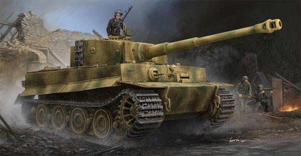 Pz.Kpfw.VI Ausf.E Sd.Kfz.181 Tiger I (Late Production) er i skala: 1/35