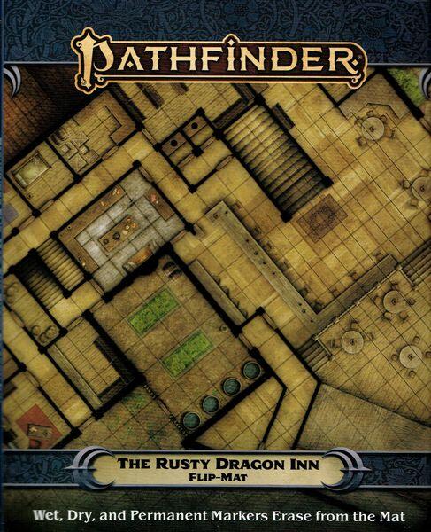 Pathfinder Flip-Mat: The Rusty Dragon Inn - Et kort over en af Pathfinders mest kendte kroer