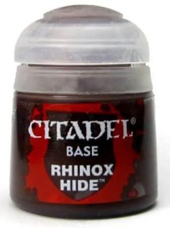 Citadel Colour Base Paint Rhinox Hide 12 ml til Warhammer 40.000, Age of Sigmar og andre miniaturer
