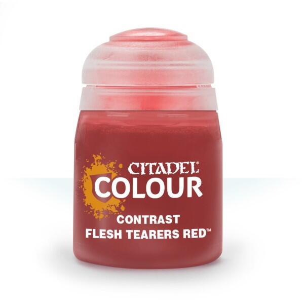 Citadel Colour Contrast Paint Flesh Tearers Red 18 ml til Warhammer