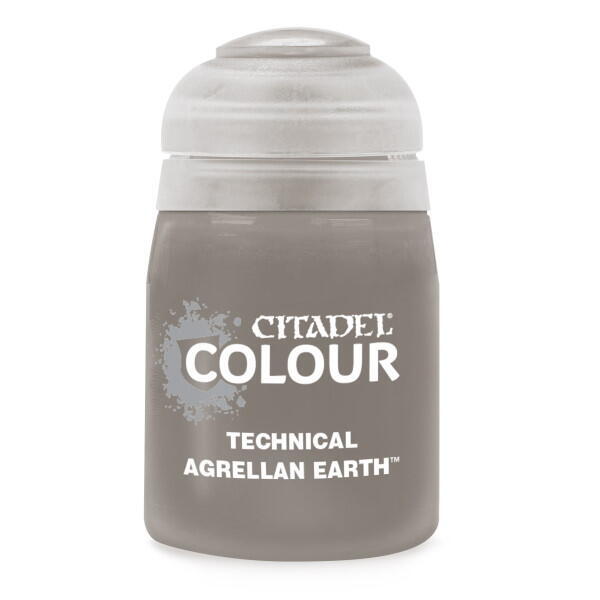 Citadel Colour Technical Paint Agrellan Earth 24 ml til maling af Warhammer 40.000, Age of Sigmar og andre miniaturer
