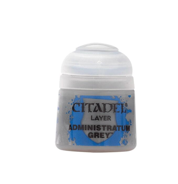 Citadel Colour Layer Paint Administratum Grey 12 ml til maling af Warhammer