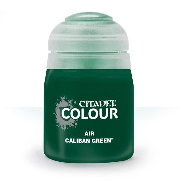 Citadel Colour Air Paint Caliban Green 24 ml til maling af Warhammer og andre miniaturer