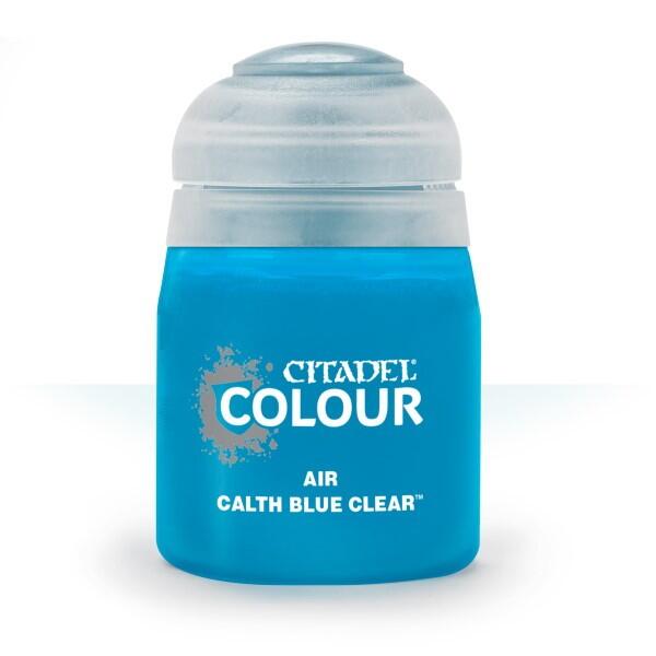 Citadel Colour Air Paint Calth Blue Clear 24 ml til maling af Warhammer og andre miniaturer