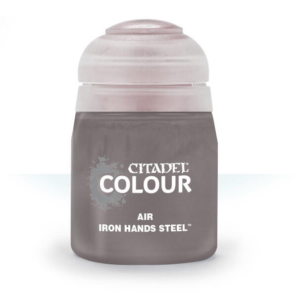 Citadel Colour Air Paint Iron Hands Steel 24 ml til maling af Warhammer og andre miniaturer
