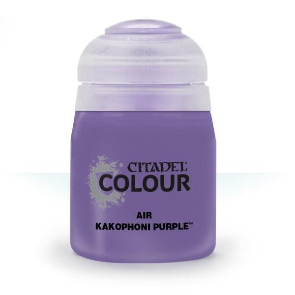 Citadel Colour Air Paint Kakophoni Purple 24 ml til maling af Warhammer og andre miniaturer